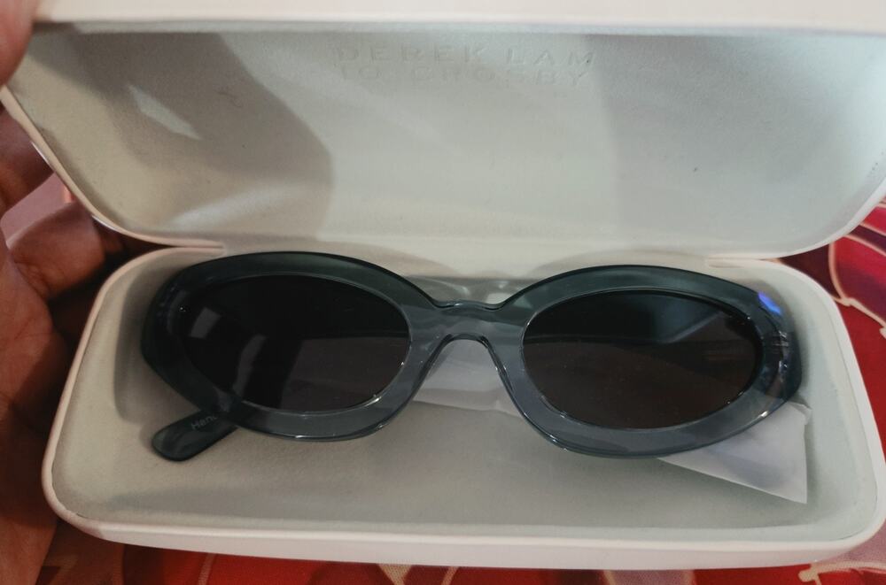 Derek Lam Crosby 10 Teal Sunglasses